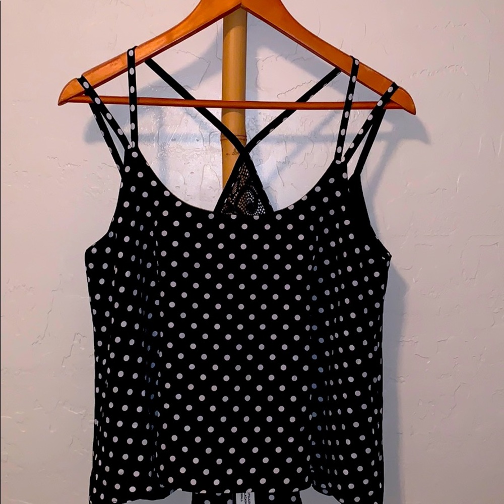 Romeo &Juliet Polka Dot tank top